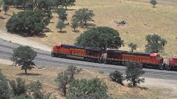 Tehachapi Loop BNSF grain train 6-5-2020