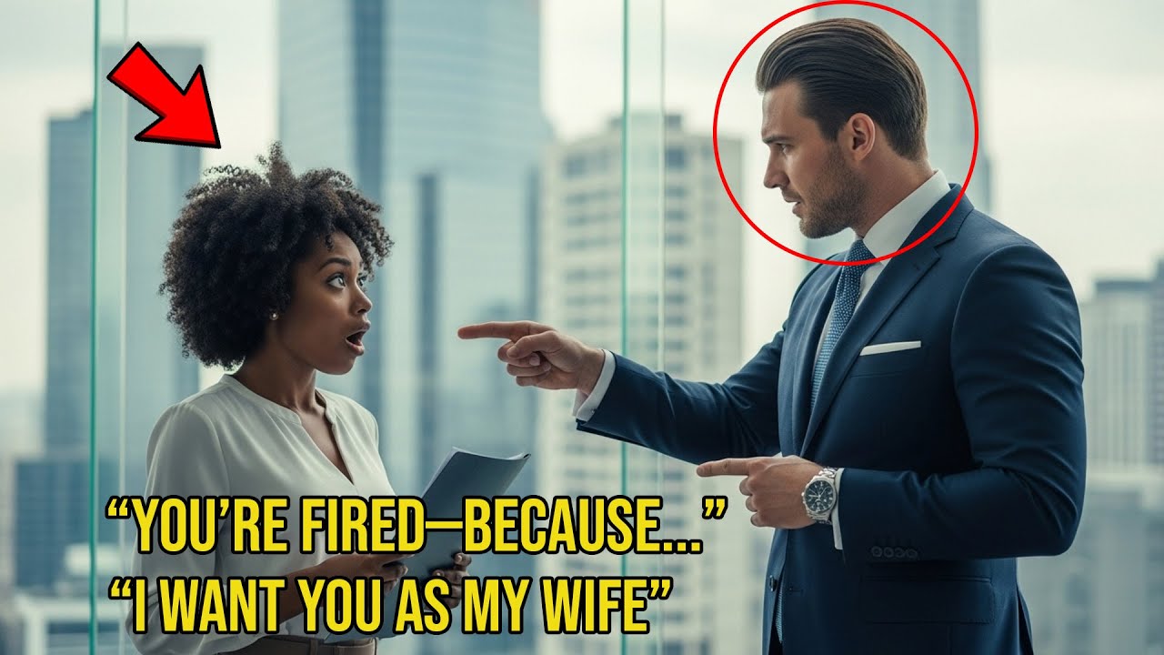 You're Fired—As My Assistant… Because I Want You as My Wife” —Billionaire Shocks Black Woman Who..