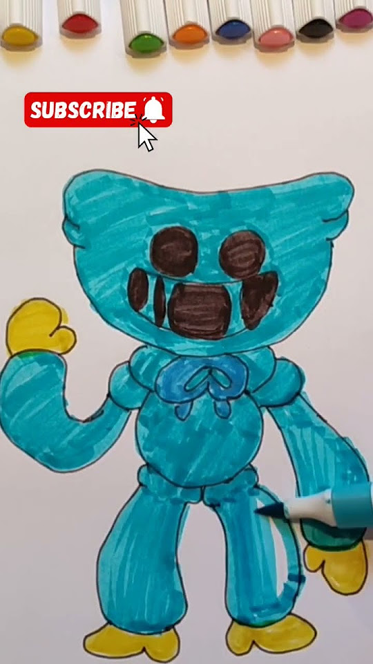 Marshmallow Huggy Wuggy/Poppy Playtime easydrawingart 