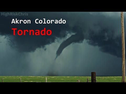 Up Close to a Tornado in Akron Colorado