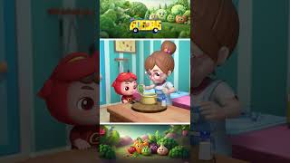 Vegetable Song ❤️ | I Love Eating Peas🫛  | Children Song🚌🎶 #shorts #nurseryrhymes #gogobus