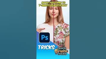 Apply Patterns to T-Shirts Realistically in Photoshop 👕✨ #shorts #photoshop