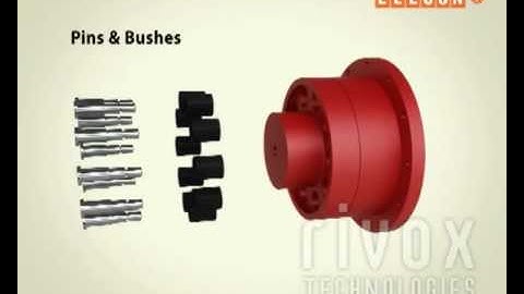 Elecon Fluid Coupling- 3D Mechanical - Assembling - Dismantling Animation By Rivoxtech.com