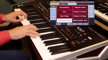 Korg Pa4x - Harpsichord and Electric Pianos (Factory sounds & Keyboard Sets)