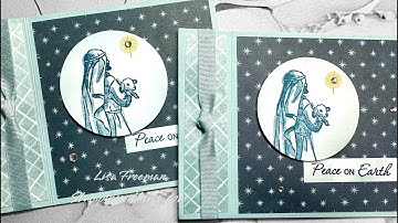 Fun Fold!!! Quick and Easy Book Binding Christmas Card!!