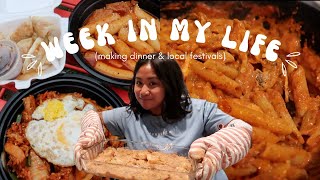 WEEK IN MY LIFE: cooking, hair loss update, local philly festivals | VLOG