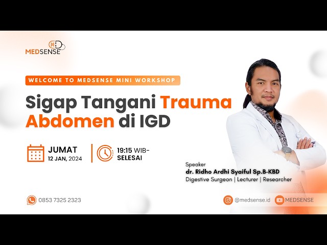 Sigap Tangani Trauma Abdomen di IGD