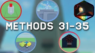 Methods 31-35 Guide for How many ways can you join this Roblox game?