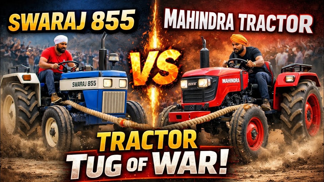 Swaraj 855❤️‍🩹 vs Mahindra tractor tochan tournament🤬#nishudaswal #youtube 