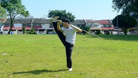 Intermediate Cudgel/Staff Form 四段棍术 (Si Duan Gun Shu) - Kung Fu Wushu Changquan