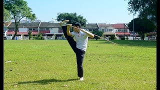 Intermediate Cudgel/Staff Form 四段棍术 (Si Duan Gun Shu) - Kung Fu Wushu Changquan