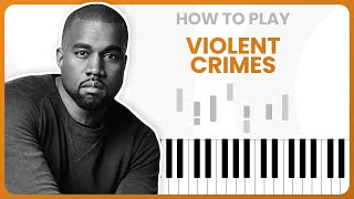 Video-Miniaturansicht von „Violent Crimes (Kanye West) - PIANO TUTORIAL (Part 1)“