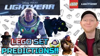 LEGO SET PREDICTIONS!! Disney Pixar Lightyear lego sets 2022 - Battle Pack?!? XL-15! Zurg’s Robot!