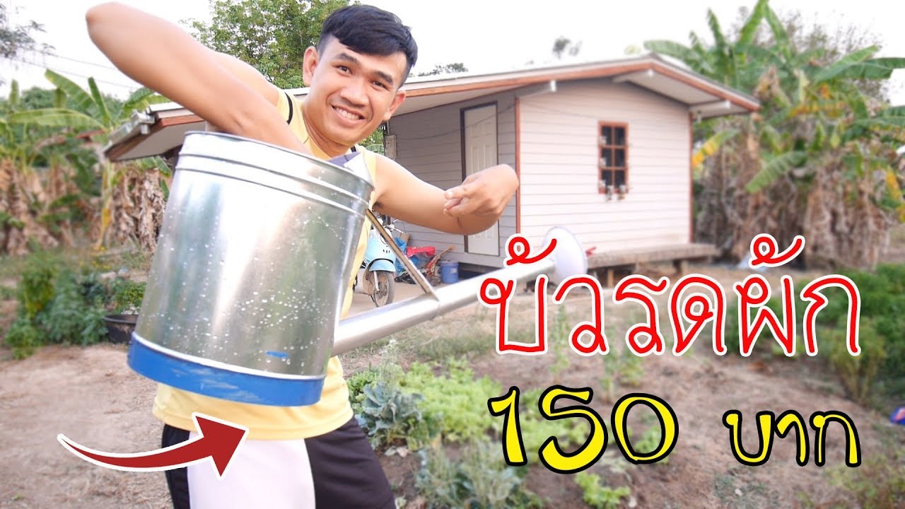 จะรีวิวบัวรดผัก รุ่นสแตนเลส ขนาดใหญ่ | วิถีบ้าน