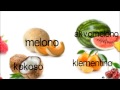 [Bildvortaro]Fruktaj Nomoj en Esperanto (Fruit's names in Esperanto)