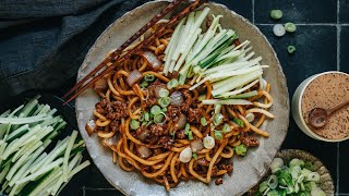 Zha Jiang Mian (Old Beijing Fried Sauce Noodle, 炸酱面) Recipe