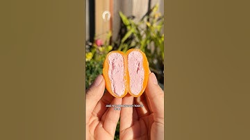 Trying Trader Joe’s NEW Blood Orange 🍊 Mochi Ice Cream #mochi #traderjoes #icecream