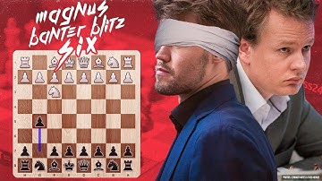 Magnus plays 1…g5 BLINDFOLDED! | Magnus Carlsen vs. chess24 user jmlebelge