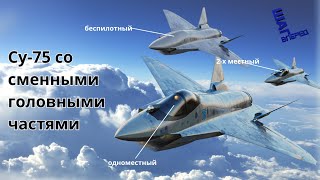 ОАК запатентовала Су-75 со сменными головными частями