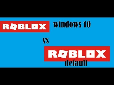 Roblox Windows 10 Vs Roblox Default Website Youtube - roblox windows 10 vs roblox from the website