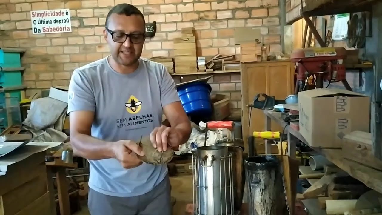 Revestindo o fumigador, pra durar muito mais tempo.