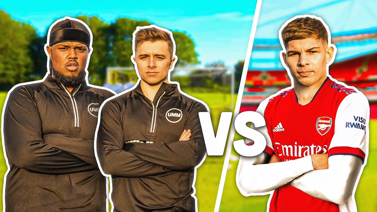 Can 2 YouTubers Beat 1 Premier League Footballer?