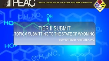 Tier2Submit Program: Topic 6. State of Wyoming Tier II Submission