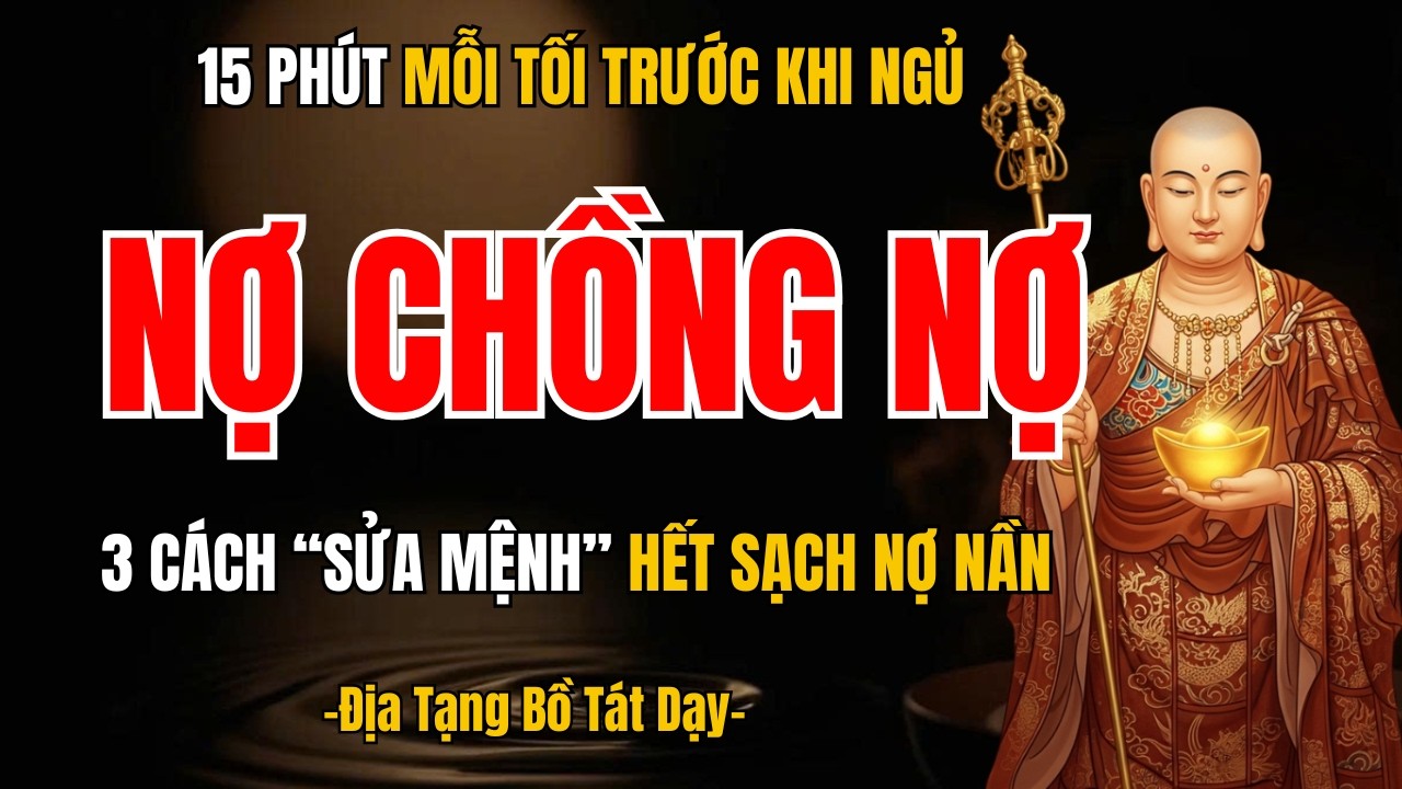 15 Phút Nghe Kinh Địa Tạng GIÚP Tiền Tài Tự Tìm Đến!