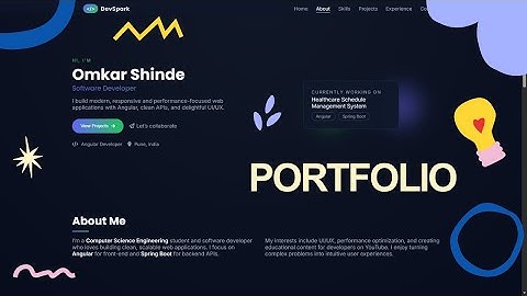 “Build a Professional Developer Portfolio Website using Angular | Step-by-Step Tutorial