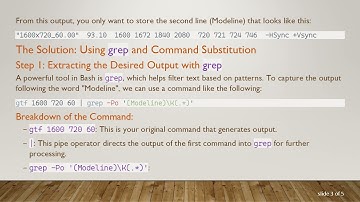 How to Capture Custom Command Output in Bash Scripting