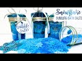 DIY Gift Tutorial Snowflake BUBBLING BATH SALTS