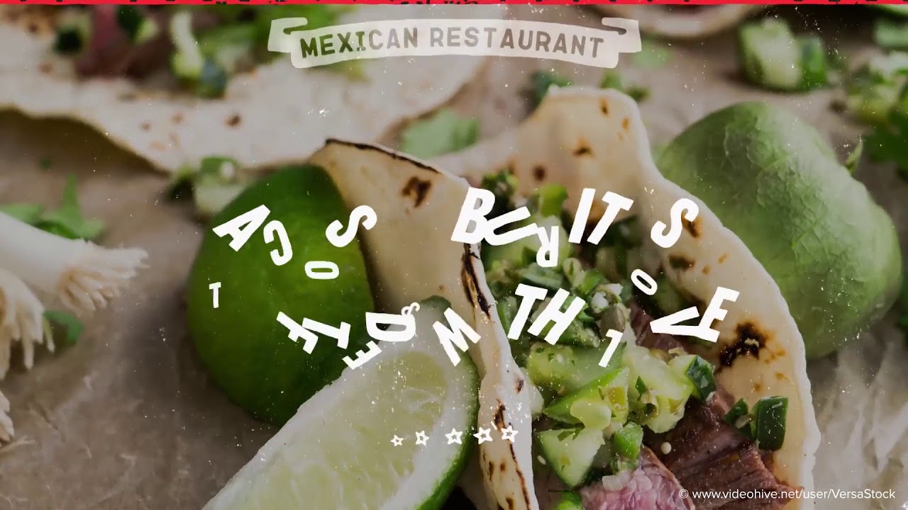 Mexican Restaurant | Promotion - After Effects Template