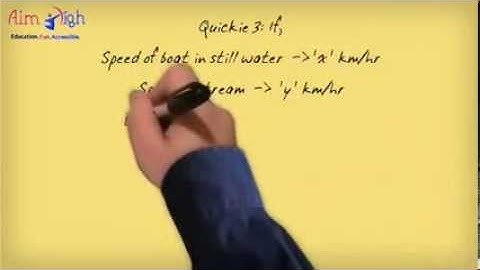 Mental Quickies Boat and Stream Problems