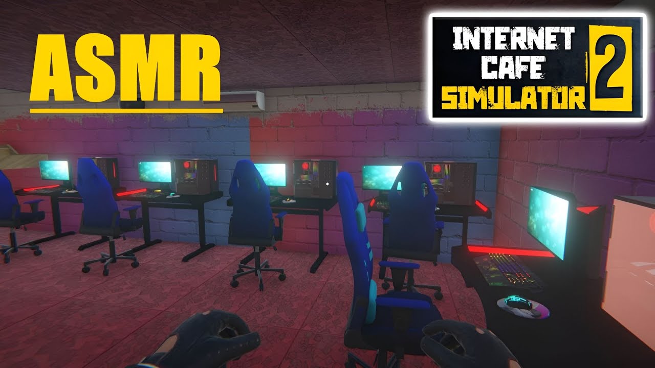[ASMR] Let's Play Internet Cafe Simulator 2 | Popping Off !!