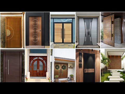 Modern | Luxury | Simple | Wooded Front Door Main Door Entrance Door Designs