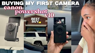 Buying My First Vlogging Camera Unboxing And Test Footage