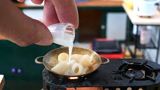 Miniature Homemade Macaroni and Cheese with Bacon | Mac and Cheese | Miniature Kitchen |Tiny Kitchen