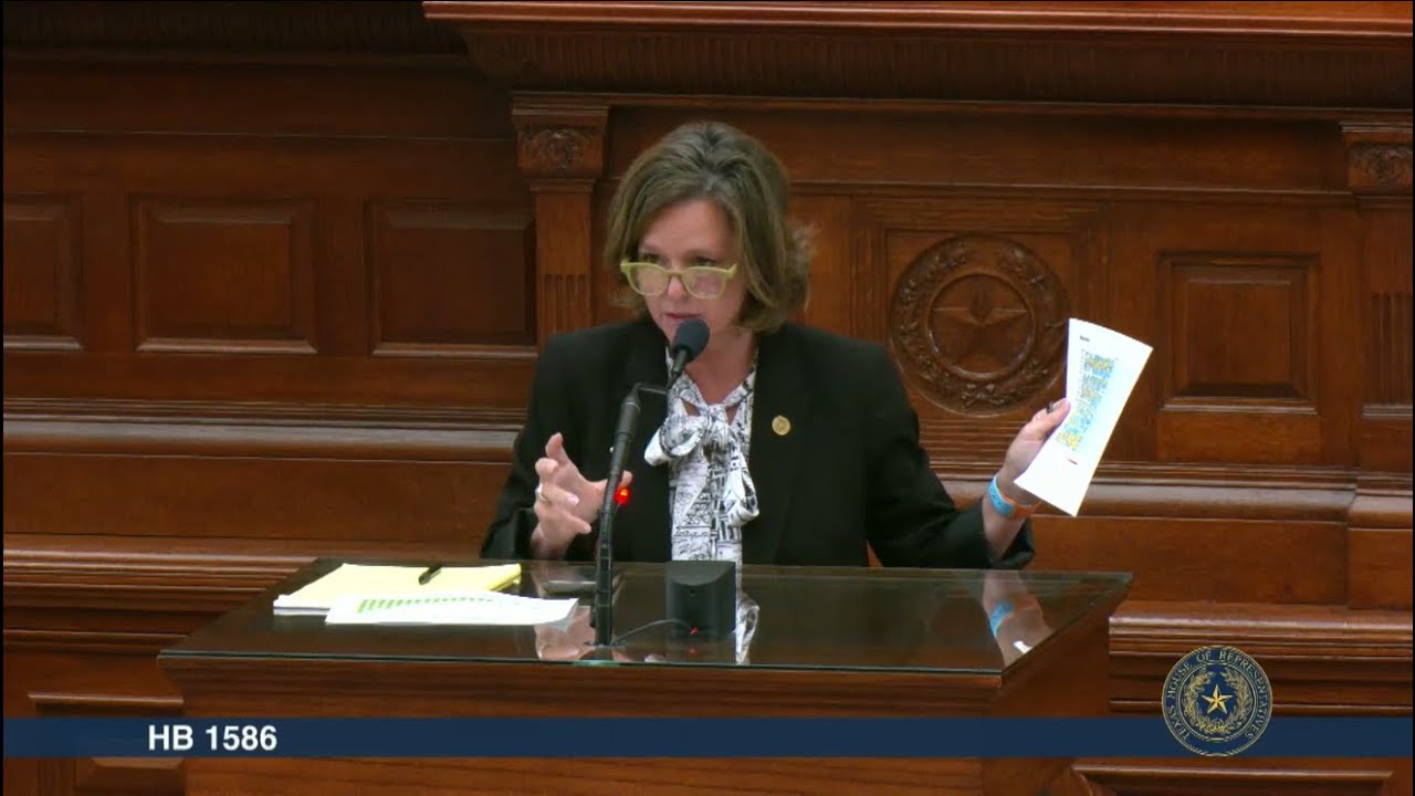 Representative Ann Johnson speaks against HB 1586