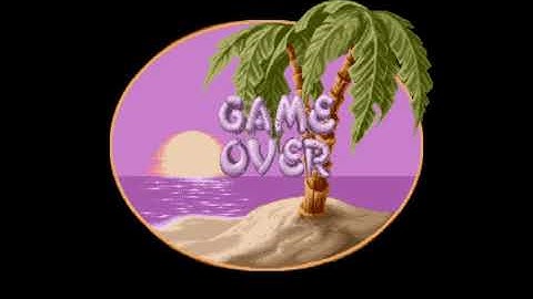 Puggsy (Sega Genesis) Game Over Screen