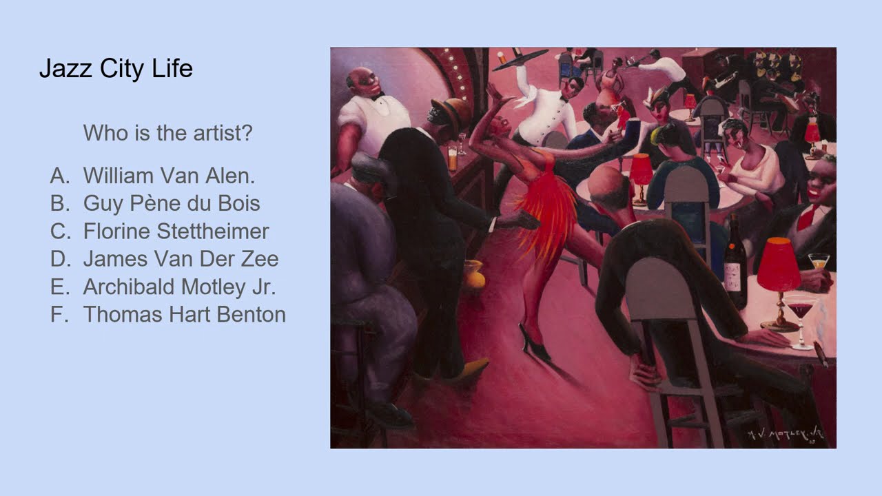 Art of the Jazz Age JAZZ AGE CITY LIFE Art Part 2 Academic Decathlon2025 2026