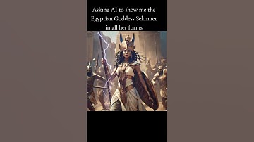 Asking Ai what the Egyptian Goddess Sekhmet might have looked like?