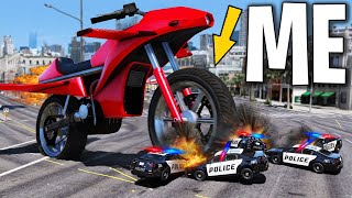 Trolling Cops with 100 Bikes on GTA 5 RP