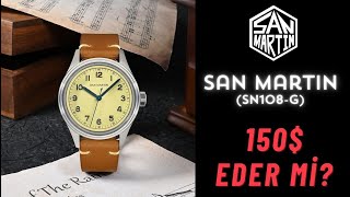 SAN MARTIN SN108-G OTOMATİK SAAT İNCELEMESİ (150 USD DEĞER Mİ ?)