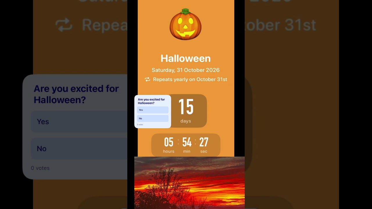 ⁣#halloween #halloween2026 #15days #15dayschallenge #countdown #countdowntimer #halloweenmusic #2026