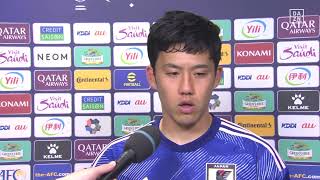 【試合後インタビュー】遠藤航「今日はイランの方が上だった」｜AFCアジアカップ準々決勝 イラン×日本