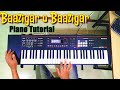 Baazigar o baazigar piano tutorial  baazigar title song keyboard tutorial  part 1