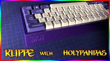 Mekanisk Klippe 60%  keyboard with Holy Panda switches