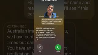 Be aware of scam on behalf of Austraian immigration Bureau etc #scam #fake #fyp #students #viral