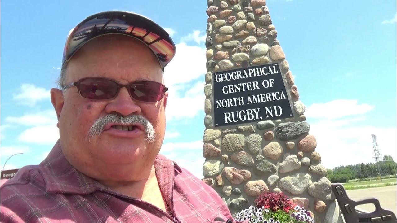 Free RV hookups at Rugby, North Dakota and seeing 3 interesting places