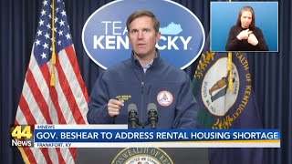 Kentucky governor to address rental housing shortage in communities affected by storms